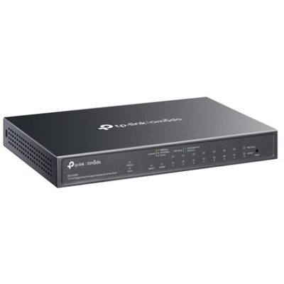 מתג מנוהל TP-Link Omada ES210GMP עם 8 יציאות PoE+ ותקציב 123W – תמונה 2