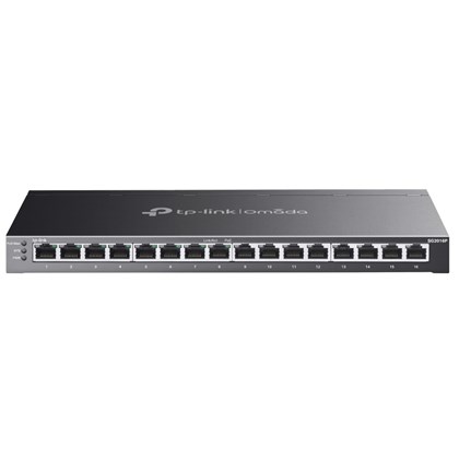 מתג מנוהל TP-Link Omada SG2016P עם 8 יציאות PoE+ ותקציב 120W