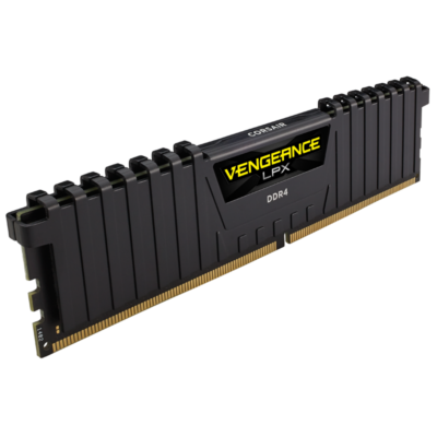 זיכרון Corsair Vengeance LPX 8GB DDR4 3200MHz C16 שחור – CMK8GX4M1E3200C16 – תמונת מוצר ראשית
