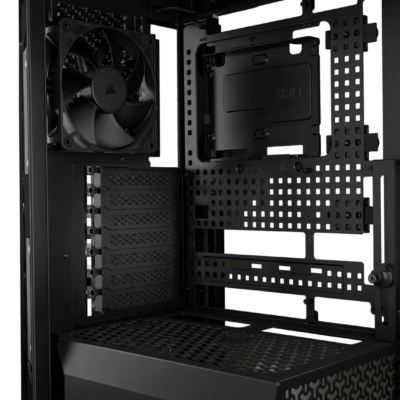 מארז Corsair WARTHOG Airflow Mid-Tower שחור ללא מאווררים CC-9011349-WW – תמונה 2