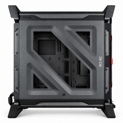מארז Corsair WARTHOG Airflow Mid-Tower שחור ללא מאווררים CC-9011349-WW – תמונה 3