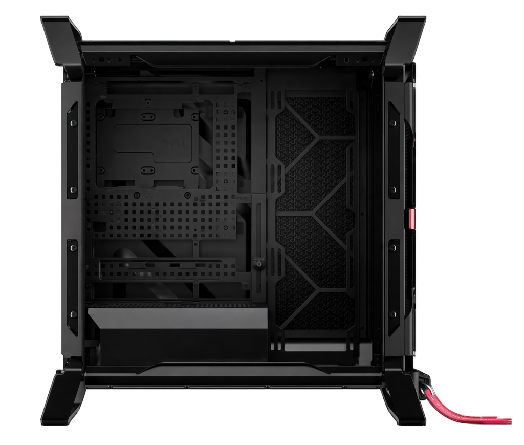 מארז Corsair WARTHOG Airflow Mid-Tower שחור ללא מאווררים CC-9011349-WW – תמונת מוצר ראשית