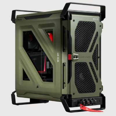 מארז Corsair WARTHOG Airflow Olive Drab Mid-Tower – תמונה 4