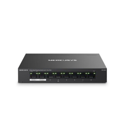 מתג PoE+ גיגה־ביט 8 פורטים MERCUSYS MS108GP – תמונה 2