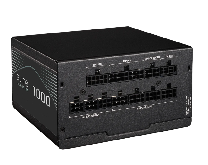ספק כוח Cooler Master Elite Platinum 1000W Full Modular ATX 3.1 – תמונת מוצר ראשית