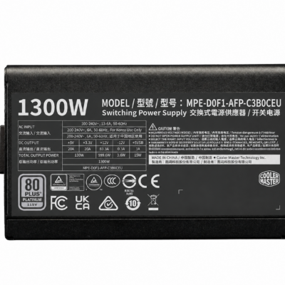 ספק כוח Cooler Master Elite Platinum 1300W ATX 3.1 – תמונה 2