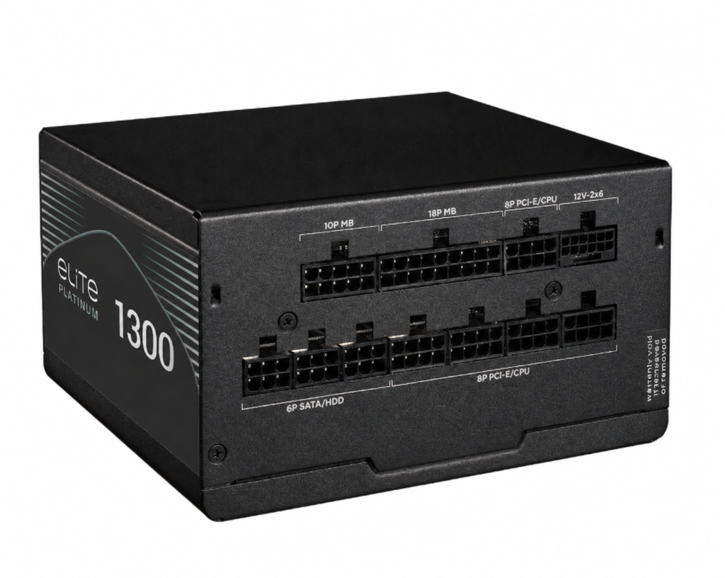 ספק כוח Cooler Master Elite Platinum 1300W ATX 3.1 – תמונת מוצר ראשית